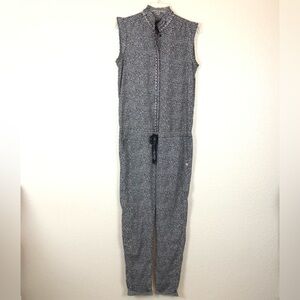 Maison Scotch Zigzag Print Sleeveless Jumpsuit Drawstring Waist size XS Petite